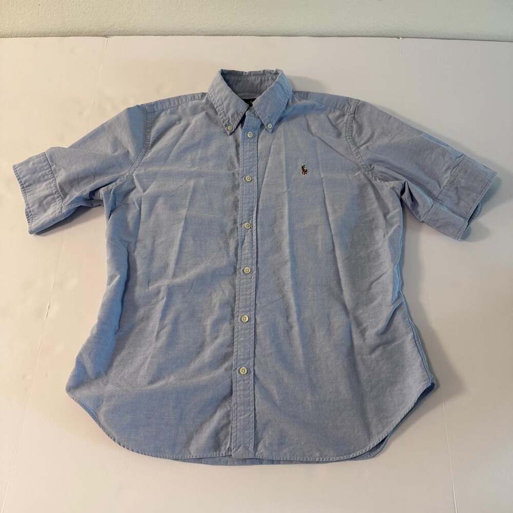 Ralph Lauren Slim Fit Short Sleeve Button Down Shirt Size L